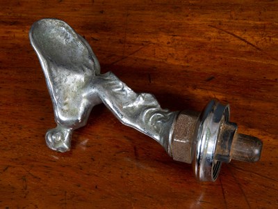 Lot 213 - A Spirit of Ecstasy silver plated car mascot,...