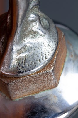 Lot 213 - A Spirit of Ecstasy silver plated car mascot,...