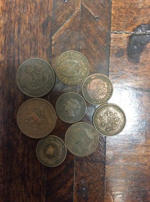 Lot 204 - A collection of British and foreign coins and...