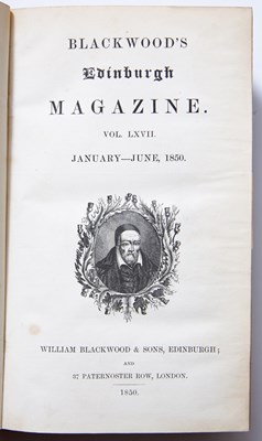 Lot 345 - Blackwood's Magazine. Vols. LXVII (Jan-June...
