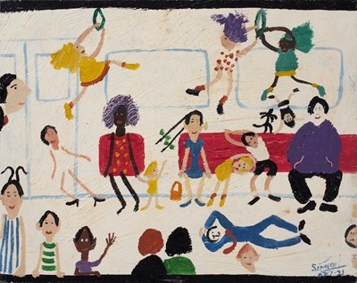 Lot 450 - Simeon Stafford (b.1956) Fun on the Train,...