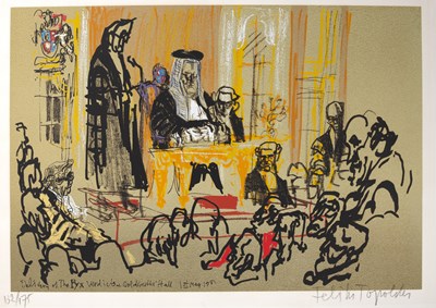 Lot 136 - Feliks Topolski (1907-1989) Delivery of the...