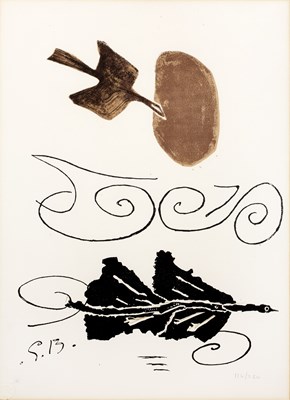 Lot 100 - George Braque (1882-1963) Nuage en échec...