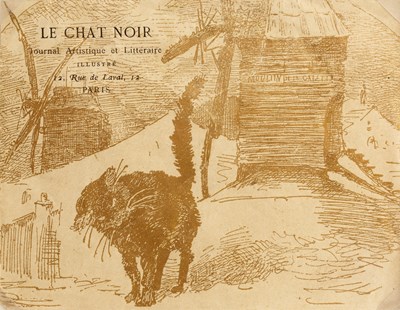 Lot 83 - Adolphe Willette (1857-1926) Le Chat Noir,...