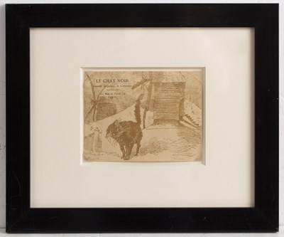 Lot 83 - Adolphe Willette (1857-1926) Le Chat Noir,...