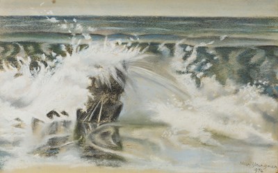 Lot 248 - Nan Youngman (1906-1995) Wave & Rock, 1974...