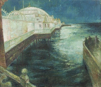 Lot 313 - John R. Biggs (20th Century) Palace Pier,...