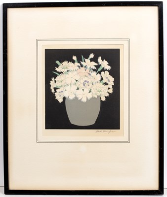 Lot 69 - John Hall Thorpe (1874-1947) Pansies signed in...