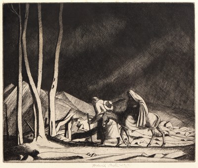 Lot 70 - Frederick Austin (1902-1990) Flight to Egypt,...