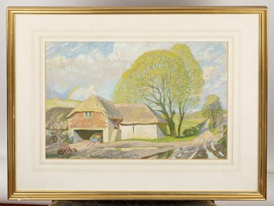 Lot 204 - Gerald Gardiner (1902-1959) Farm in summer...