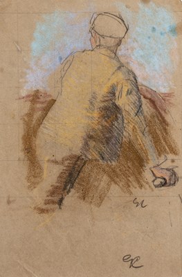 Lot 215 - George Clausen (1852-1944) Farm Boy at Work,...