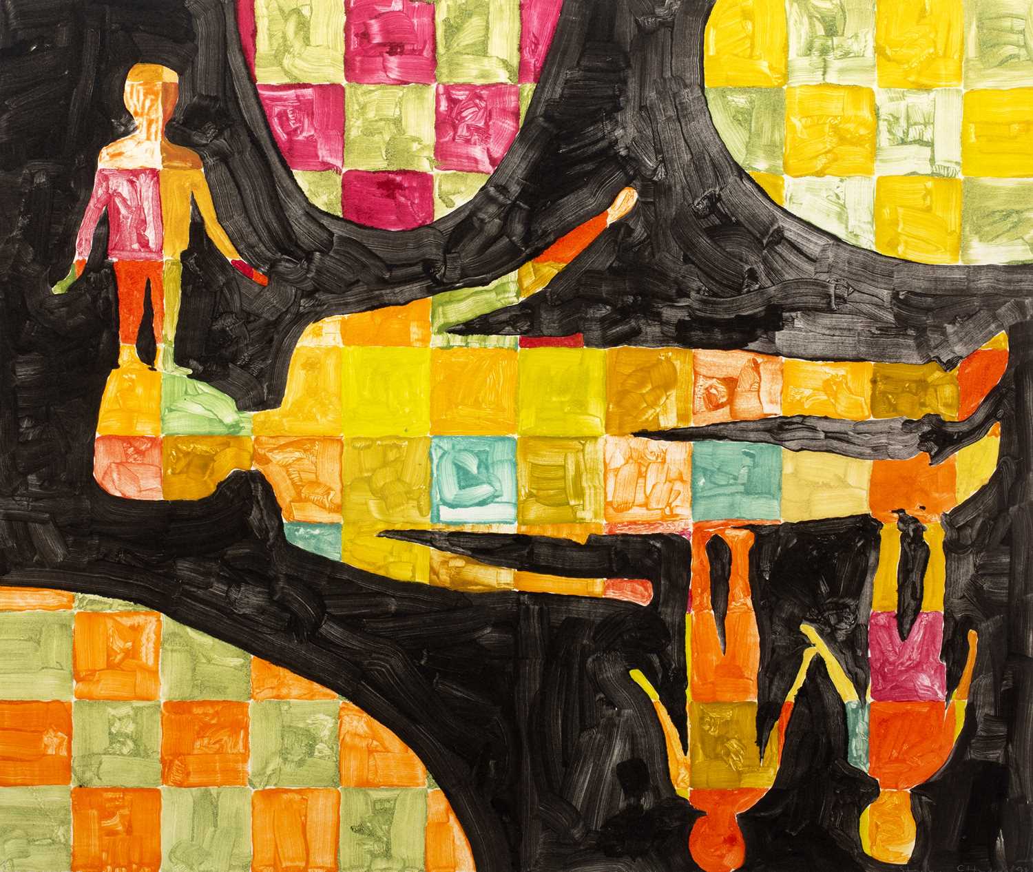 Lot 98 - Stephen Chambers (b.1960) Man of Many Limbs II,...