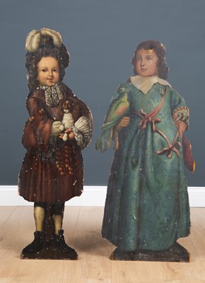 Lot 423 - A pair of 17th Century style dummy boards,...