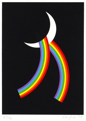 Lot 106 - Patrick Hughes (b.1939) Moonbow, 1979 47/50,...