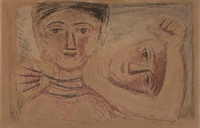 Lot 161 - Massimo Campigli (1895-1971) La Collana II,...