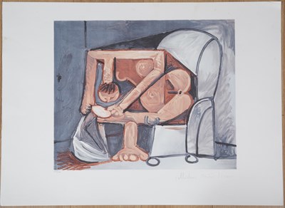Lot 129 - After Pablo Picasso (881-1973) Femme ala...