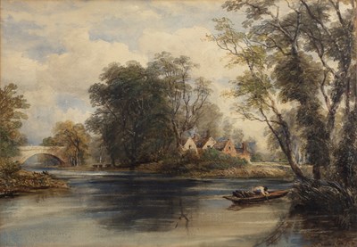 Lot 160 - Attributed to David Cox II (1809-1885) River...