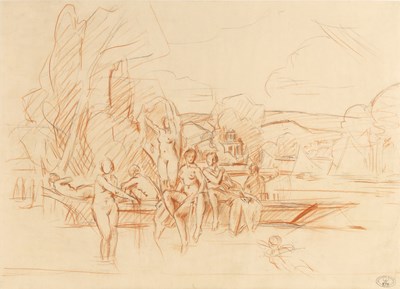 Lot 132 - Wilfrid Gabriel de Glehn (1870-1951) Study for...