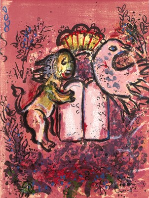 Lot 2 - Marc Chagall (1887-1985) Titelblatt Glasmaleri...