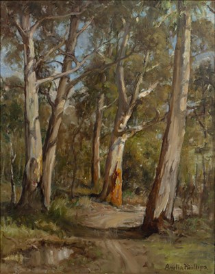 Lot 155 - Amelia Phillips (1882-1971) Gums beside the...