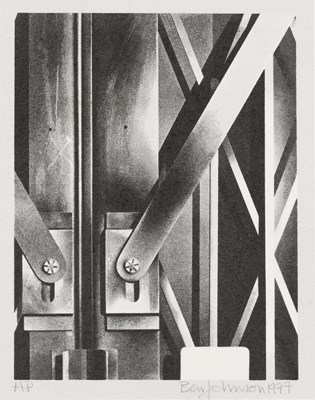 Lot 65 - Ben Johnson (b.1946) Lift Doors, 1977 artist’s...
