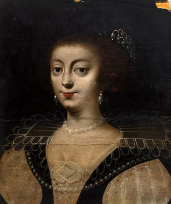 Lot 176 - 18th century English school Portrait of a lady...