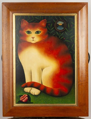 Lot 413 - Martin Leman (b.1934) Camella signed (lower...