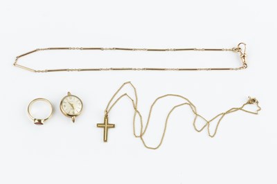 Lot 159 - A collection of jewellery, comprising a baton...