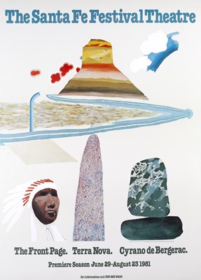 Lot 69 - David Hockney (b.1937) Santa Fe Festival...