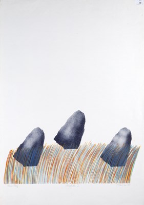 Lot 70 - Alan Cox (b.1941) Megalith I, 1972 signed and...