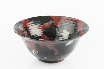 Lot 643 - Janice Tchalenko (1942-2018) Large bowl black,...