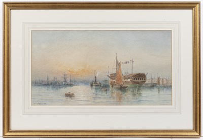 Lot 189 - George Gregory (1849-1938) A hulk and further...