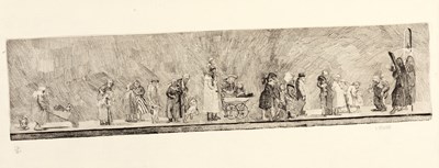 Lot 80 - Michael Fell (b.1939) Waiting at the Station...