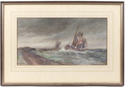 Lot 198 - George Gregory (1849-1938) A clipper in full...