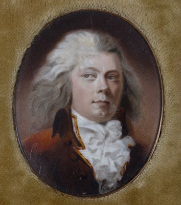 Lot 480 - A George III portrait miniature of a gentleman...