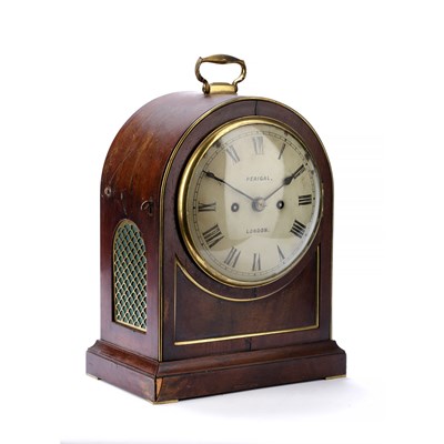 Lot 115 - A Regency rosewood bracket clock with circular...