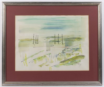 Lot 206 - Alfred Birdsey (Bermudan 1912-1996) A coastal...