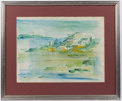 Lot 206 - Alfred Birdsey (Bermudan 1912-1996) A coastal...