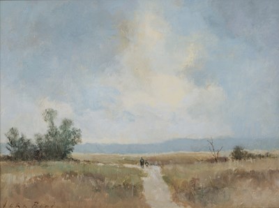 Lot 211 - John Bond (b.1945) A country ramble, signed,...