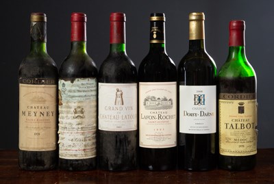 Lot 483 - A bottle of Chateau Latour 1983, a bottle of...