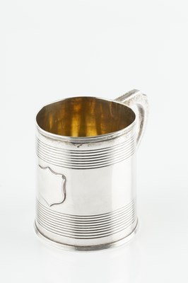 Lot 849 - A George III silver christening mug, the...