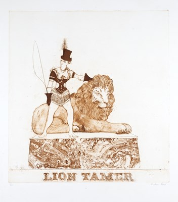 Lot 77 - Richard Beer (1928-2017) Lion Tamer 2/100,...