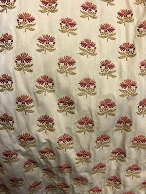 Lot 278 - A pair of Osborne & Little interlined curtains,...