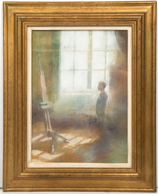 Lot 136 - Beryl Maile caves at Ayres Rock, oil on paper...