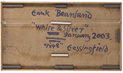 Lot 302 - Frank Beanland (1936-2019) White and Silver,...