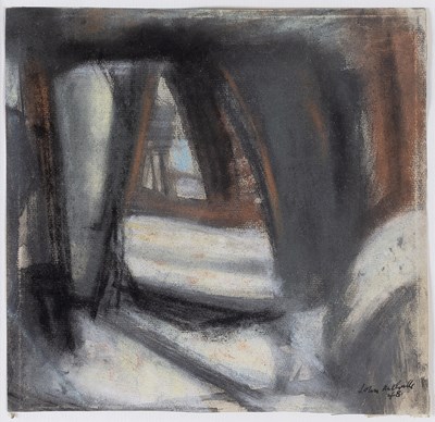 Lot 312 - John Melville (1902-1986) Abstracted landscape,...