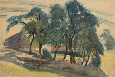 Lot 162 - John Melville (1902-1986) Trees signed (lower...