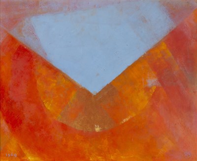 Lot 324 - Rudolf Sauter (1895-1977) Blue into Red, 1969...