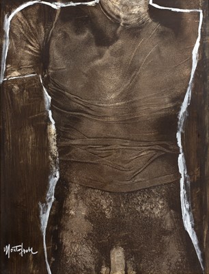 Lot 326 - Ulrico Schettini (b.1932) Male Torso - Dark...