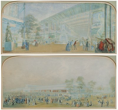 Lot 27 - A pair of Baxter prints - Crystal Palace and...